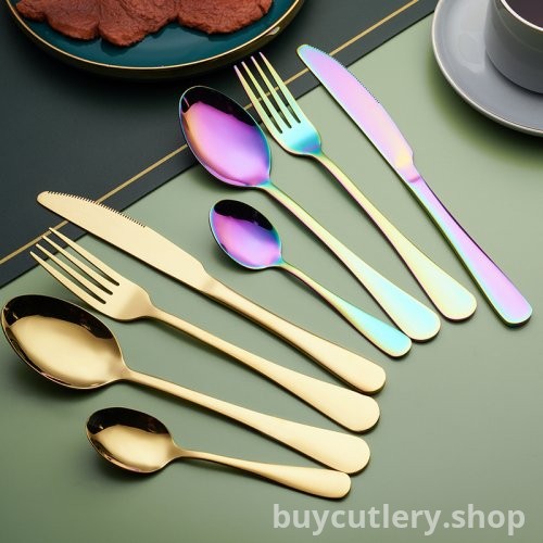 1010 Stainless Steel 24-Piece Cutlery Set | Home, Business, and Wedding Gift Set